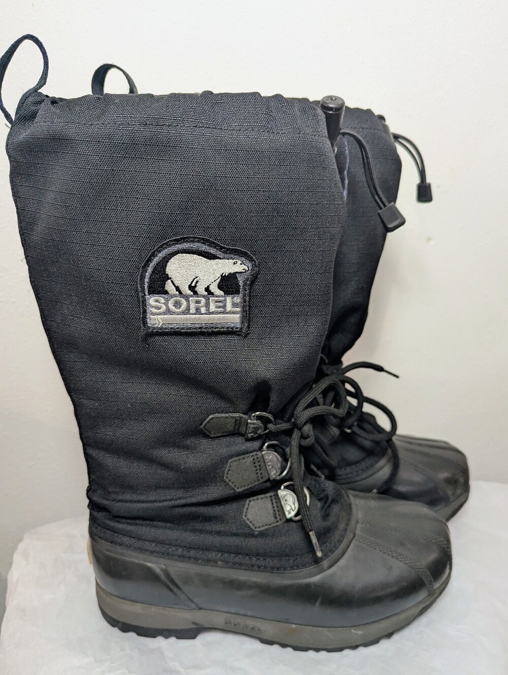 SOREL Blizzard Waterproof Insulated Black Snow Boots Men’s Size 8